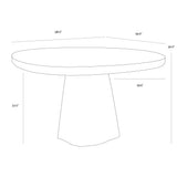 Carina Concrete Dining Table