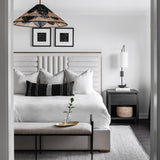 Network Black Woven Wool Rug