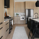 Network Black Woven Wool Rug