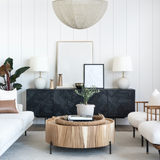 Network Black Woven Wool Rug