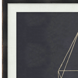 Geometrix V Framed Print
