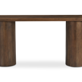 Hadley Console Table Warm Brown