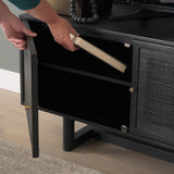 Grier Black Media Console
