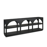 Bela Large Black Console Table