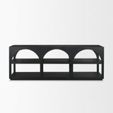 Bela Large Black Console Table