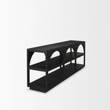 Bela Large Black Console Table