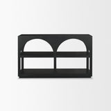 Bela Small Black Console Table