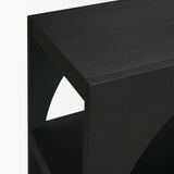 Bela Small Black Console Table