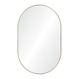 Elaine Mirror - Satin Brass