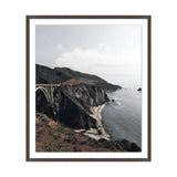 Highway by the Seaside Framed Print