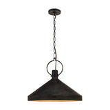 Limoges Grande Pendant - Natural Rust