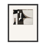 Floated Taupe II Framed Print