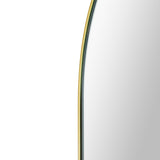 Elaine Mirror - Satin Brass