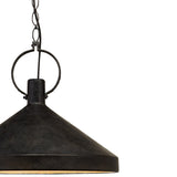 Limoges Grande Pendant - Natural Rust