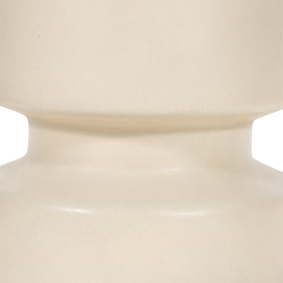 Narida Outdoor Side Table - Parchment White