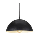 August Outdoor Pendant - Black Small