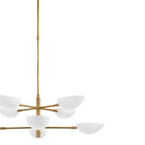 Graphic Large Chandelier - White