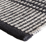 Malta Black Woven Rug