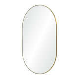 Elaine Mirror - Satin Brass