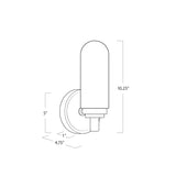 Salwa Single Sconce - Rubbed Bronze