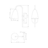 Desi Sconce - Brass