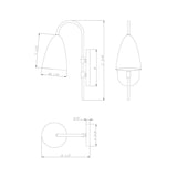 Desi Sconce - Bronze