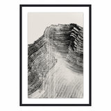 Linear Range Framed Print I