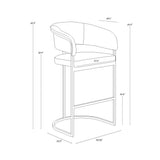 Marris Barstool - Gunmetal