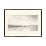 Killarney Graphite Seascape Framed Print