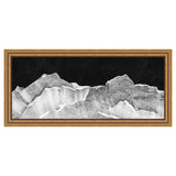 Brushed Peaks 3 Framed Print