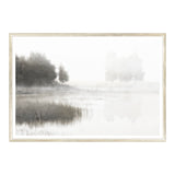 Taupe Landscapes III Framed Print