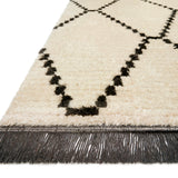 Chris Loves Julia x Loloi Alice Cream/Charcoal Rug