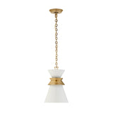 Alborg 10.00" Stacked Pendant - Brass