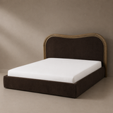 Marrone Bed - Dark Brown