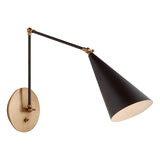 Clemente Double Arm Library Sconce