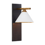 Cleo Sconce - Bronze and Antique-Burnished Brass