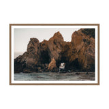 Coastal Formation Framed Print