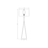 Dauphine Floor Lamp - Aged Iron