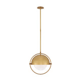 Decca 19.75" Orbital Pendant - Brass