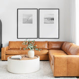 Didi L-Shape Sectional - Leather