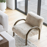 Eros Armchair - Shaggy Sand