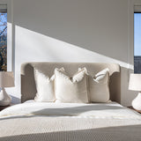 Faye Bed - Storage - Velvet Sandstorm