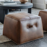 Penny Ottoman - Tobacco Tan