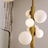 Tylie Vertical Pendant - Natural Brass