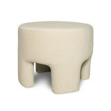 Ginger Ottoman - Velvet Natural
