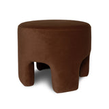 Ginger Ottoman - Velvet Chestnut