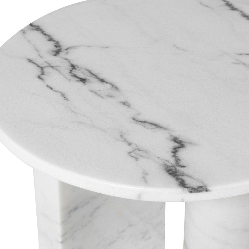 Acadia Side Table - White
