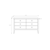 Hara 6 Drawer Dresser