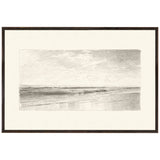 Killarney Graphite Seascape Framed Print