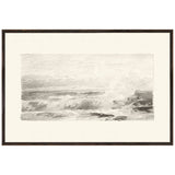 Killarney Graphite Seascape Framed Print IV